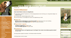 Desktop Screenshot of beagle-in-not.de